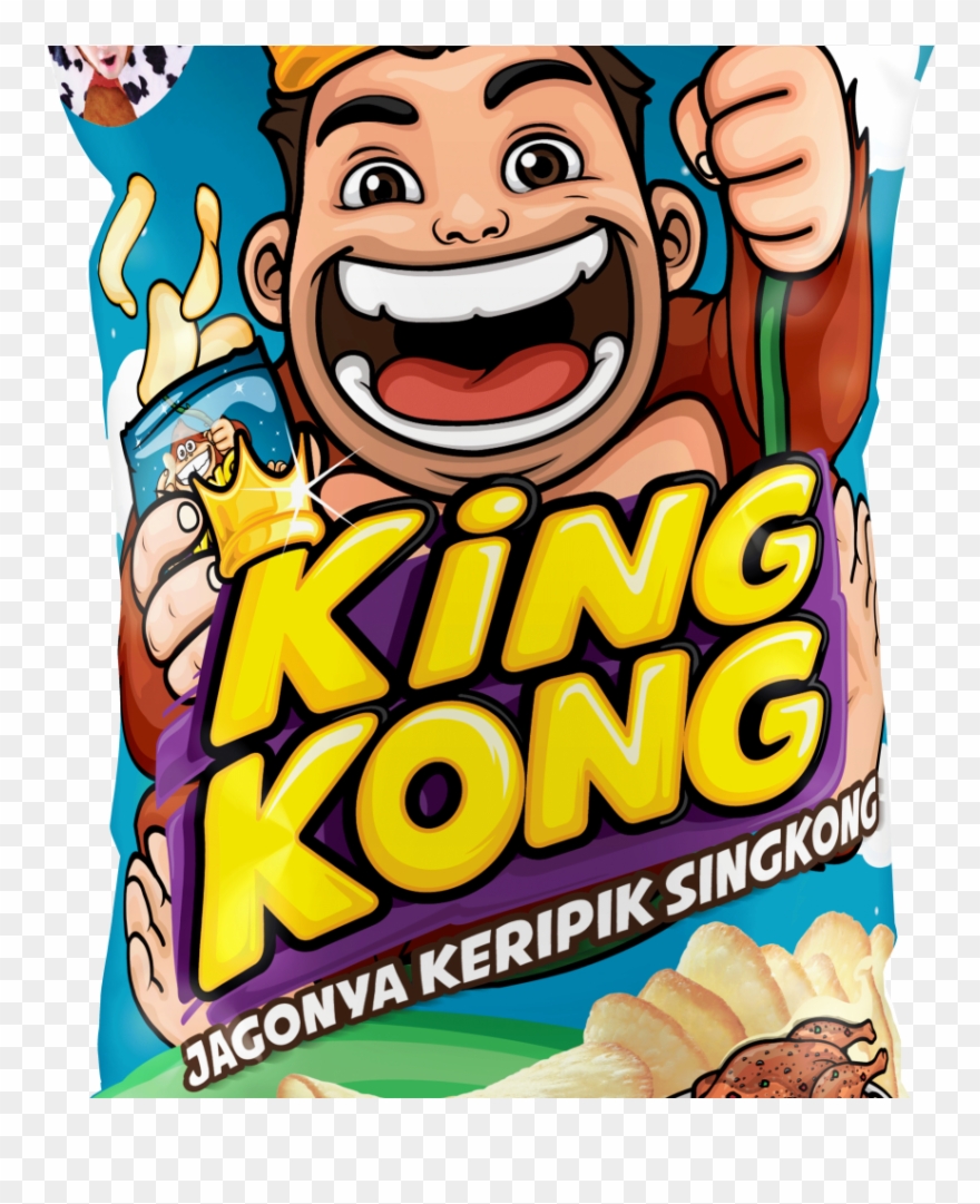 Chips Clipart Cassava - King Kong Snack - Png Download