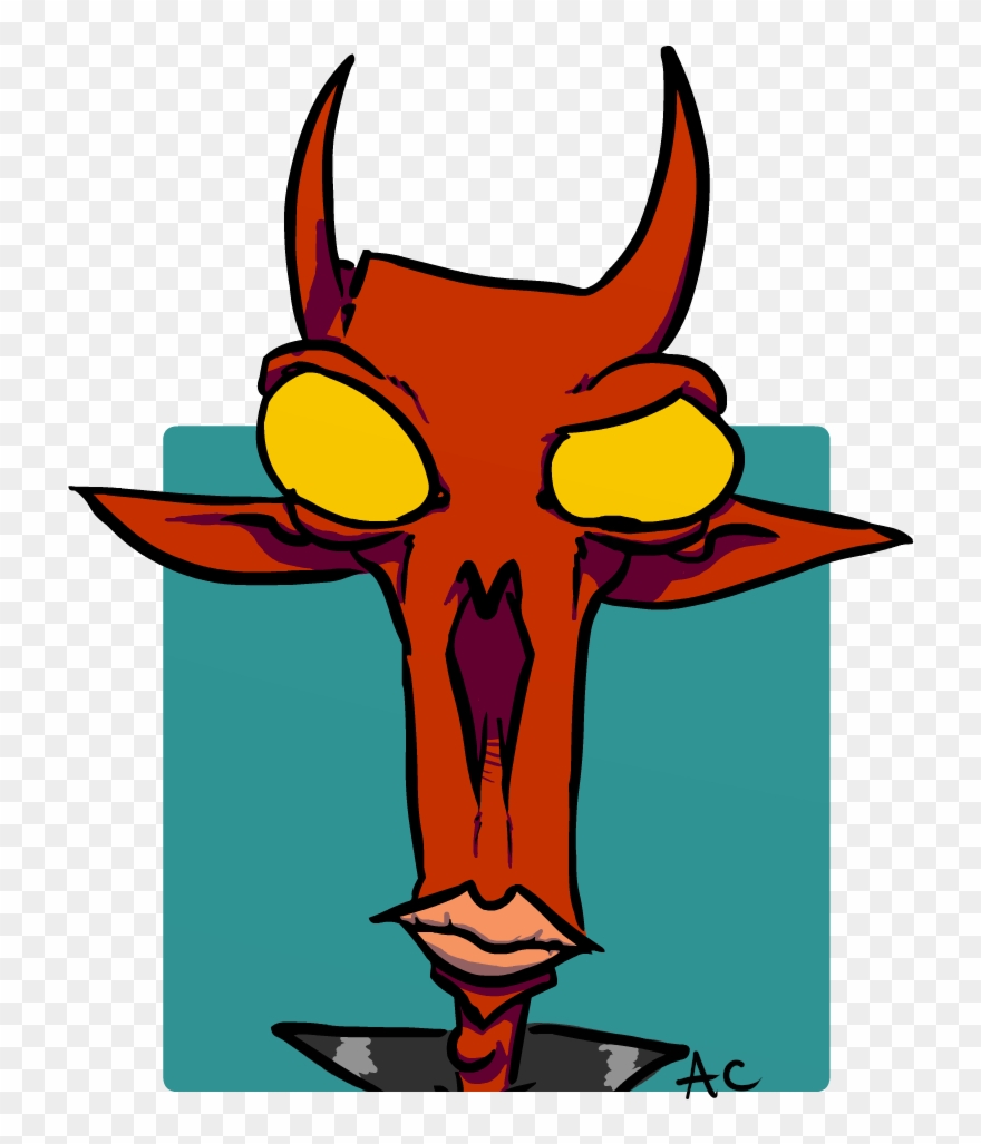 Satan Portrait By Anime Clipart - Png Download