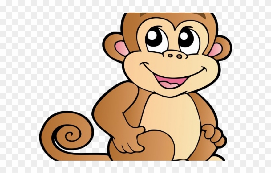 Finger Clipart Transparent Background - Transparent Background Monkey Clipart - Png Download