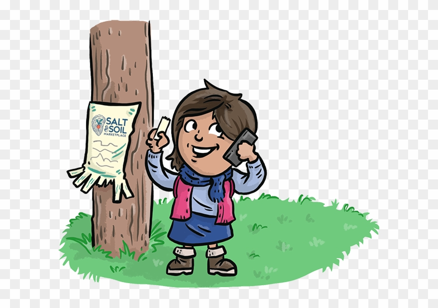 Once Customers Learn About All The Great Local Foods - Cartoon Clipart