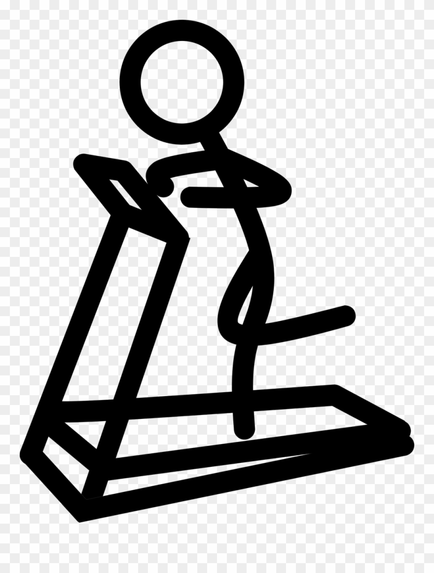 Stick Man Exercise Workout - Exercising Man Clipart Png Transparent Png