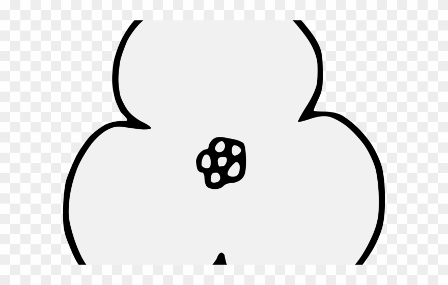 Poppy Clipart Traceable - Clip Art - Png Download