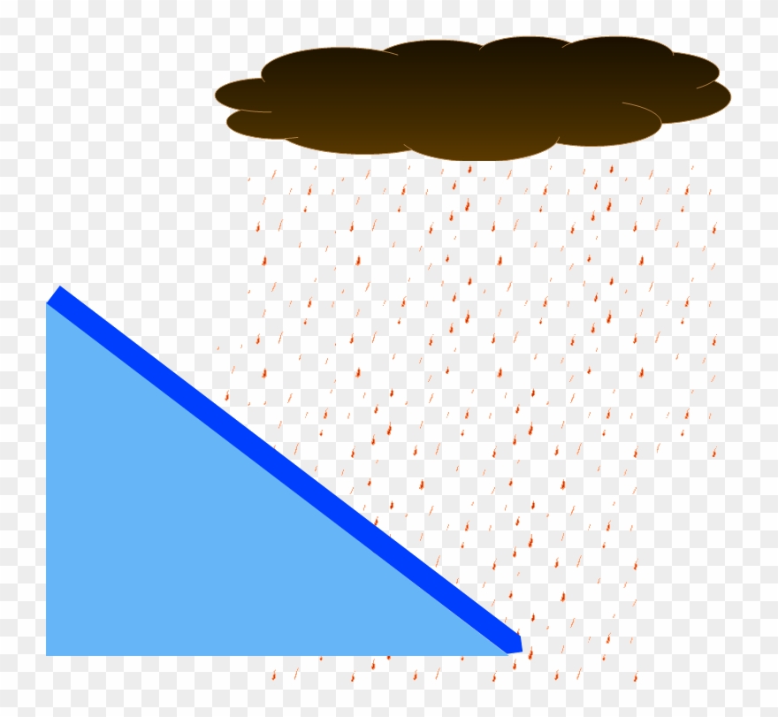 Image Of Rain And Cloud For Soil Erosion - Geology Clipart