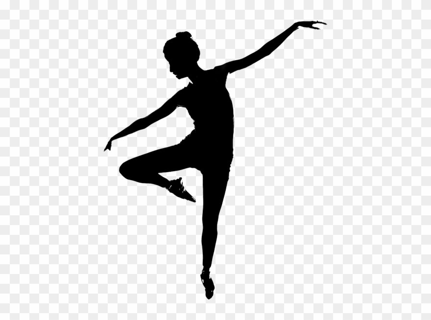 Contemporary Dance Dancer Silhouette Clipart
