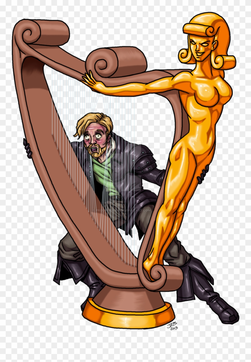 Harp Clipart Animated - The Neverending Story - Png Download