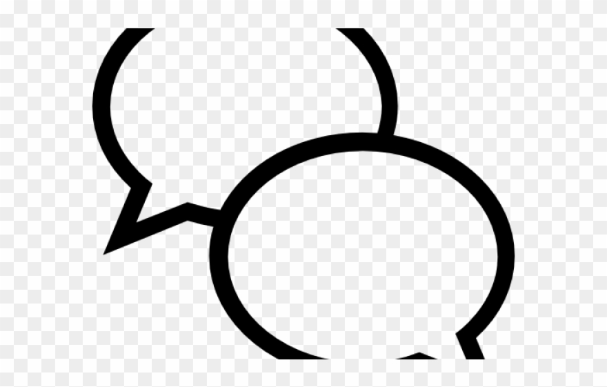 Speech Bubble Clipart Transparent Background - Chat Bubbles - Png Download