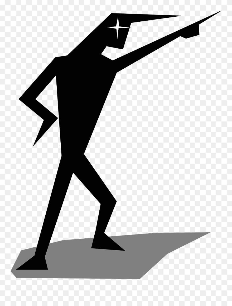 Get Notified Of Exclusive Freebies - Stick Man Pointing Clipart