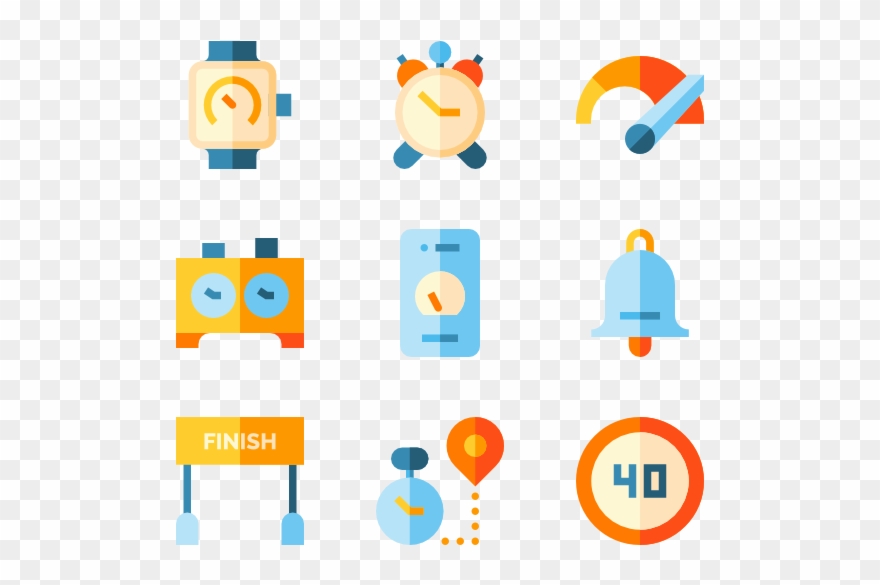 Speedometer & Time Clipart
