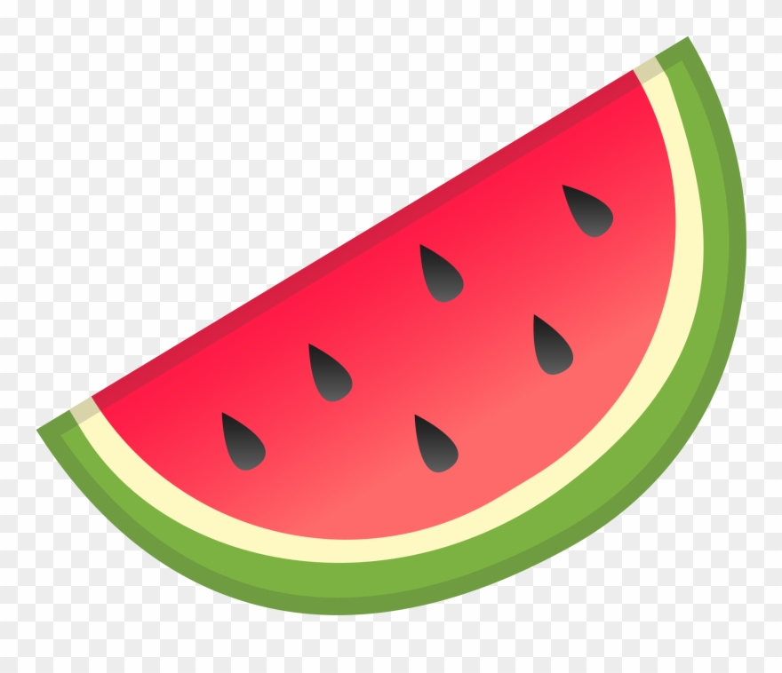 Cucumber Clipart Svg - Watermelon Emoji - Png Download