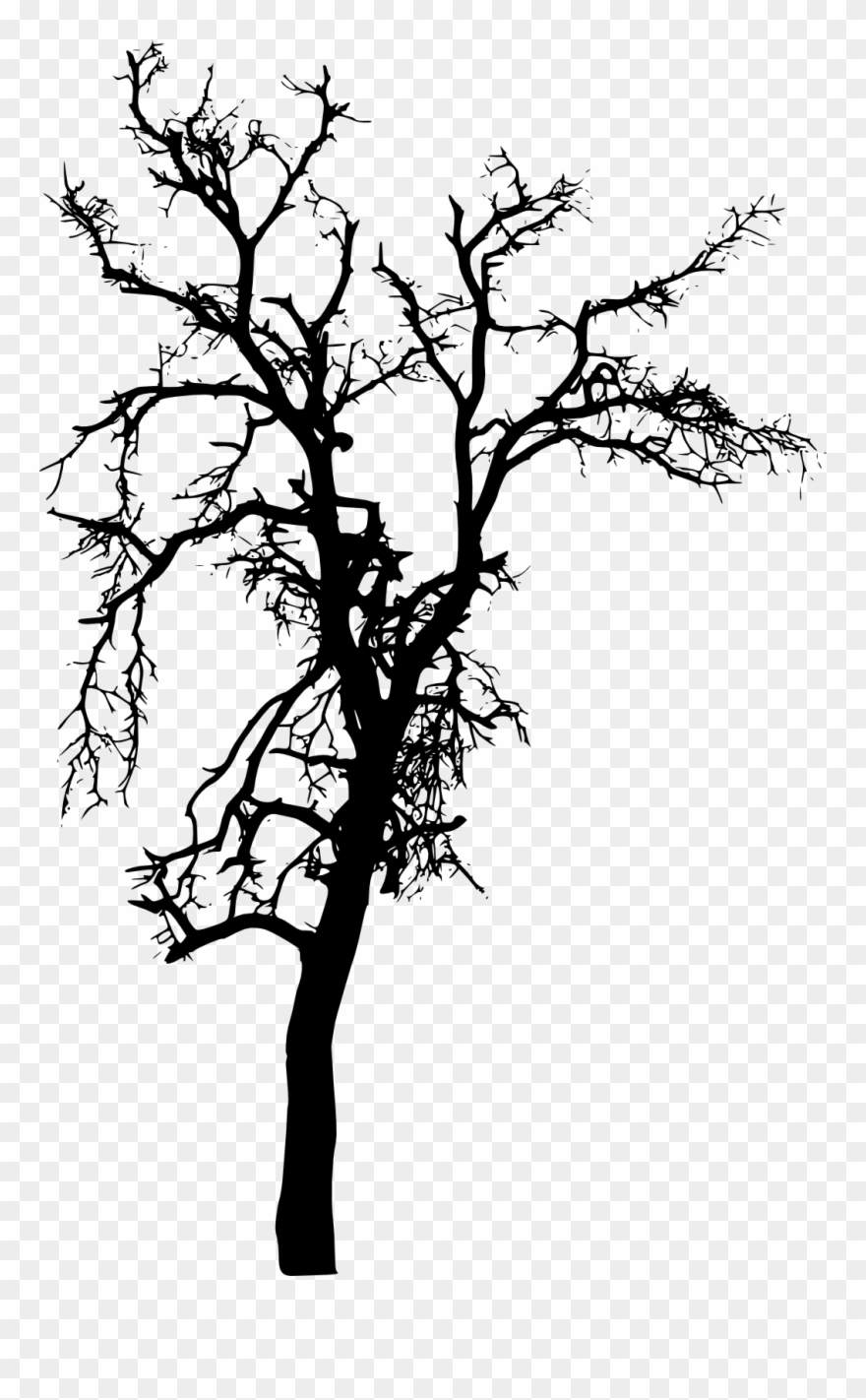 Free Download - Tree Silhouette Png Clipart