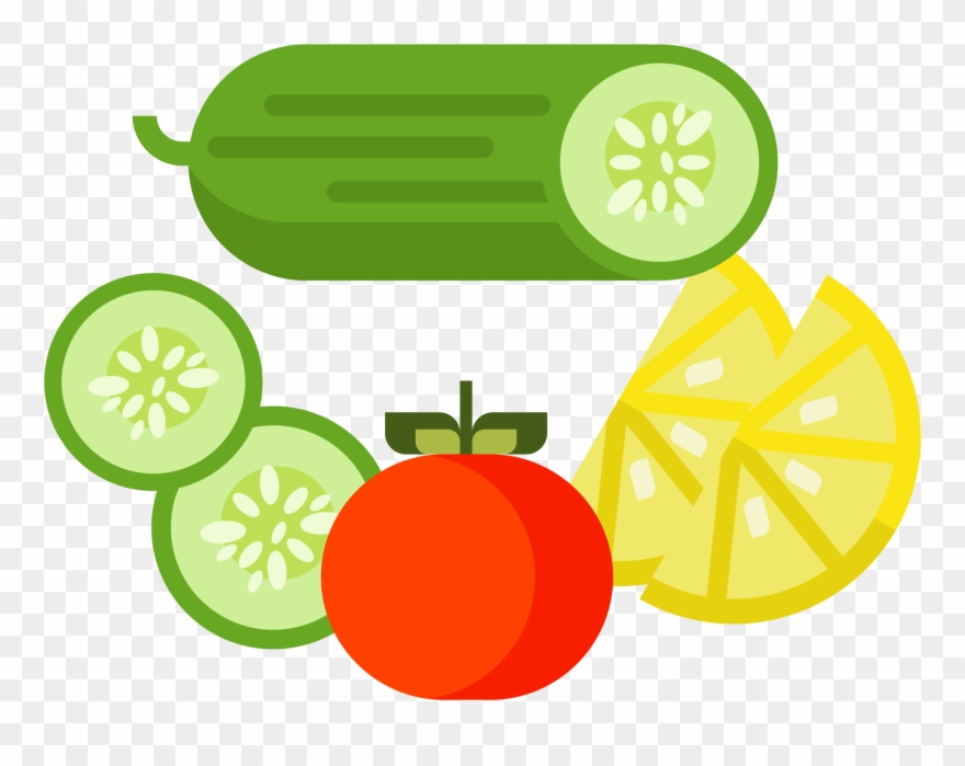 Vegetable Clipart Cucumber - Vector Graphics - Png Download