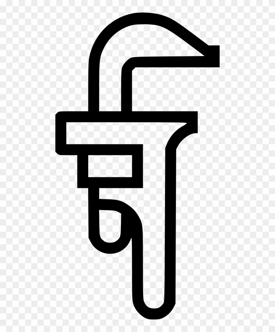 Wrench Pipe Comments - Icon Clipart