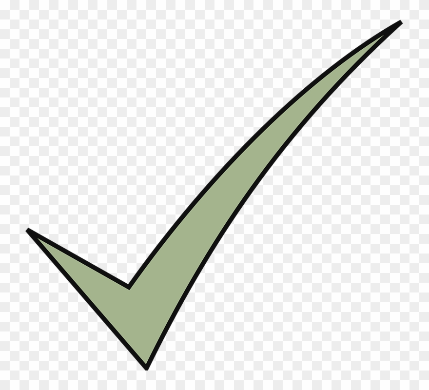 Green Tick Tick Free Images On Pixabay Clip Art - Right Tick - Png Download
