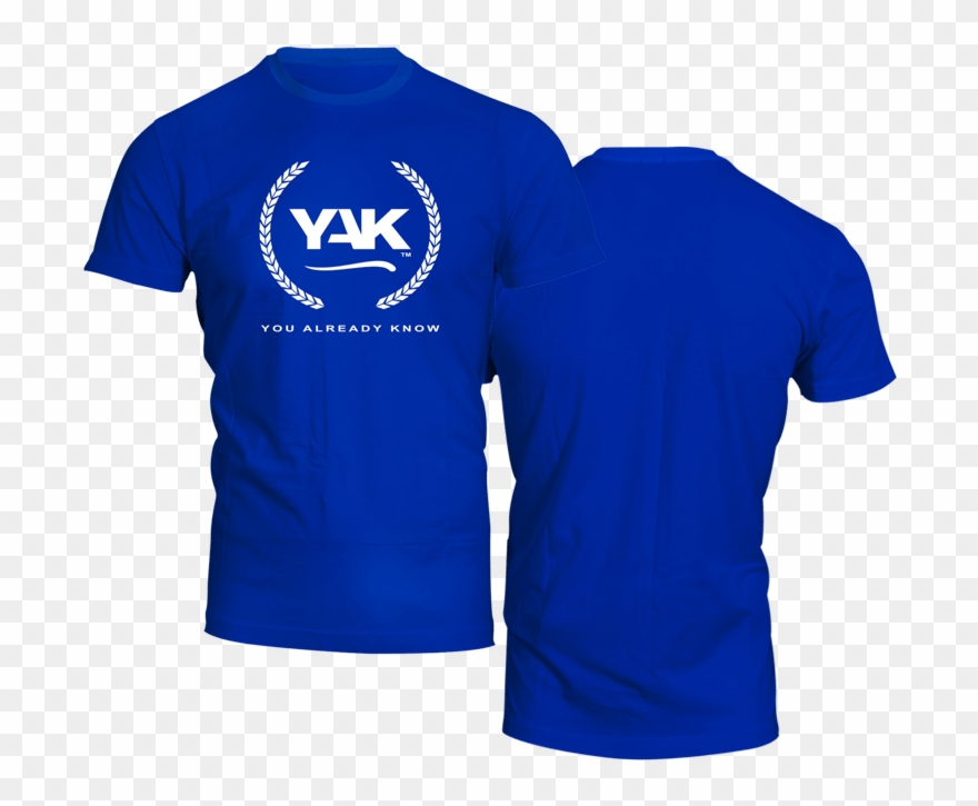 Royal Blue Shirt Front And Back Clipart