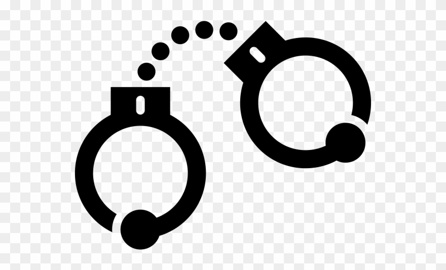 Handcuffs Rubber Stamp - Jpeg Clipart