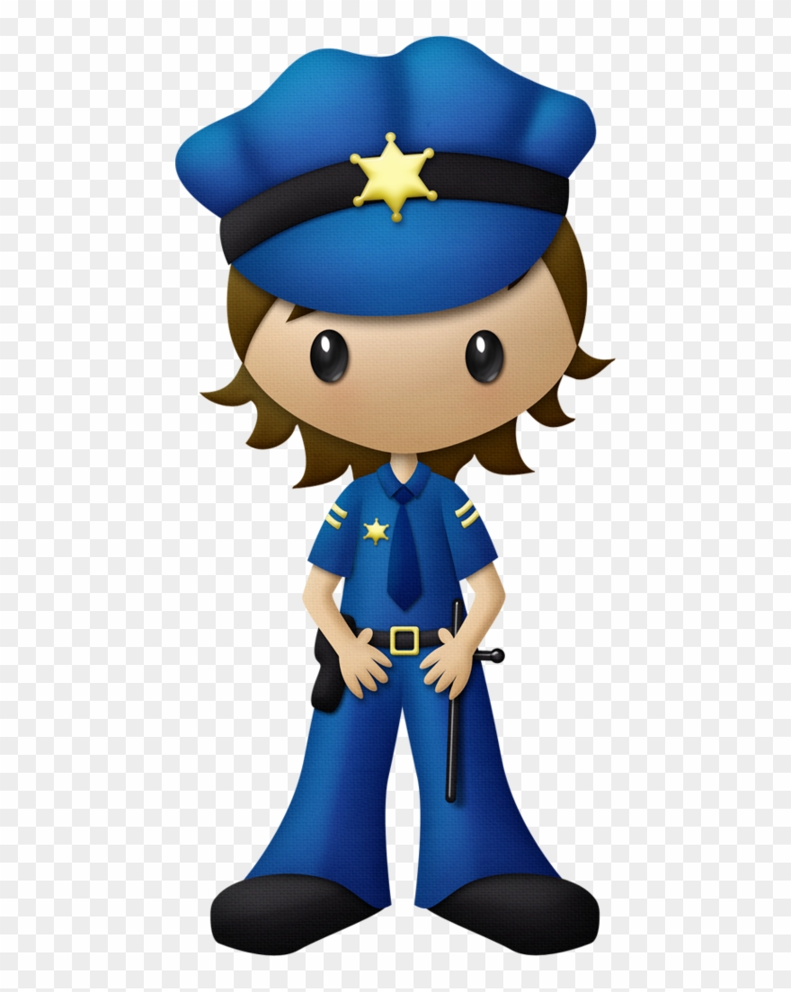 Handcuffs Clipart Bad Cop - Policia Dibujo Infantil - Png Download