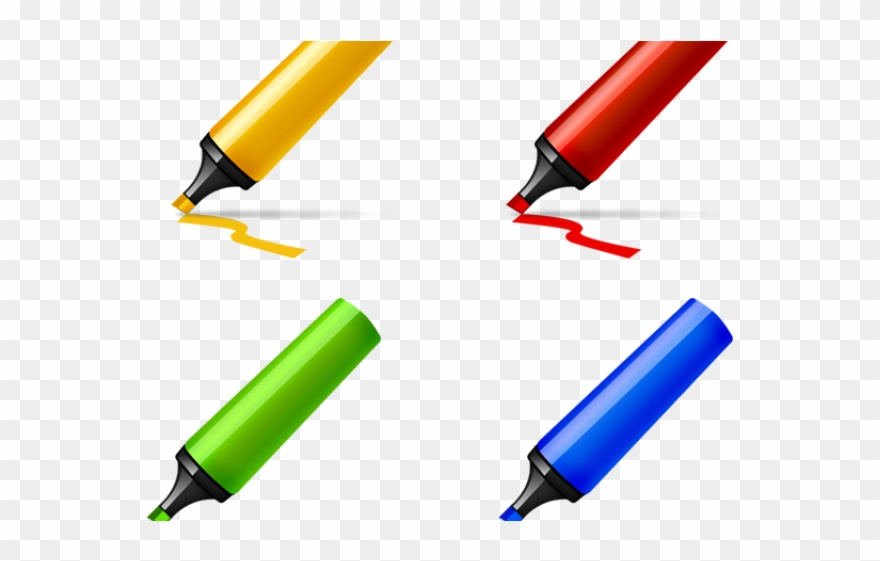 Pen Clipart Marker Pen - Highlighter Pen Graphic Transparent - Png Download