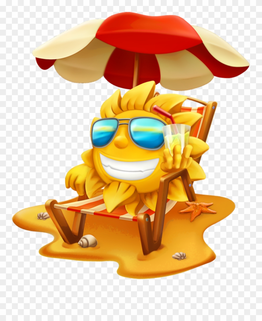 1498549660 Fun Sun Clipart 18 - Summer Icon 3d - Png Download