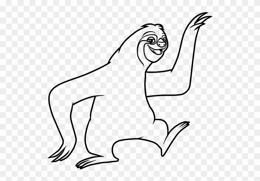 Vbs Shipwrecked Moe Sloth Clipart