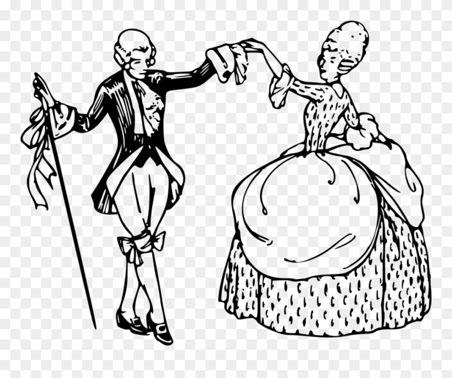 T-shirt Minuet Dance Hoodie - Minuet Dance Clipart