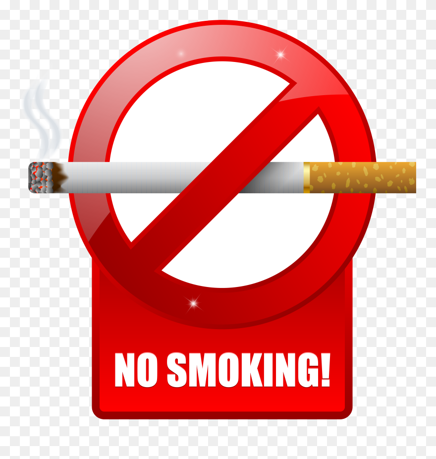 3d No Smoking Sign Clipart