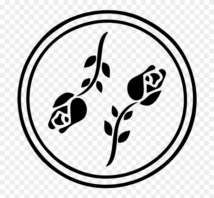 Black Roses Playing Cards Clipart