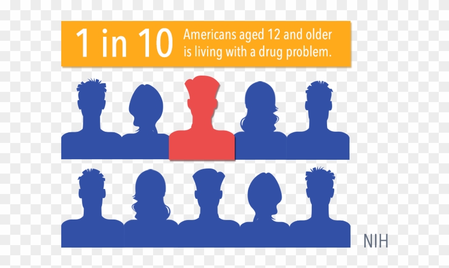 Smoking Clipart Peer Pressure Drug - Many People Have Addiction - Png Download