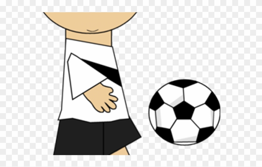 Boys With A Soccer Ball Clipart - Png Download