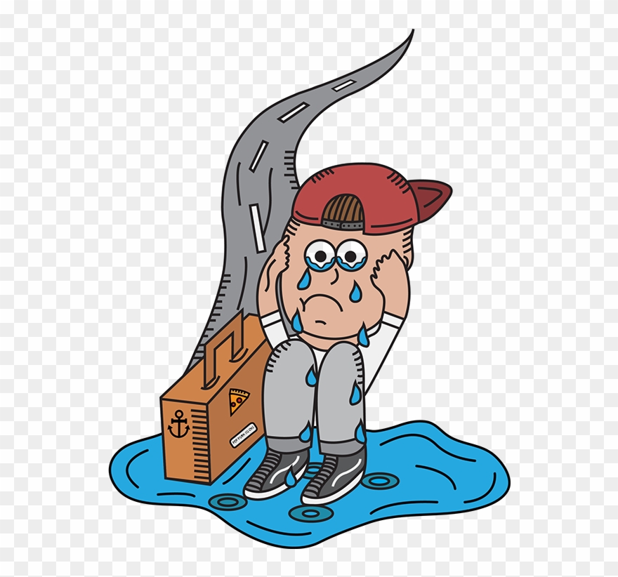 The Client Wanted A Pop Punk Kid Crying In His Own - Cartoon Clipart