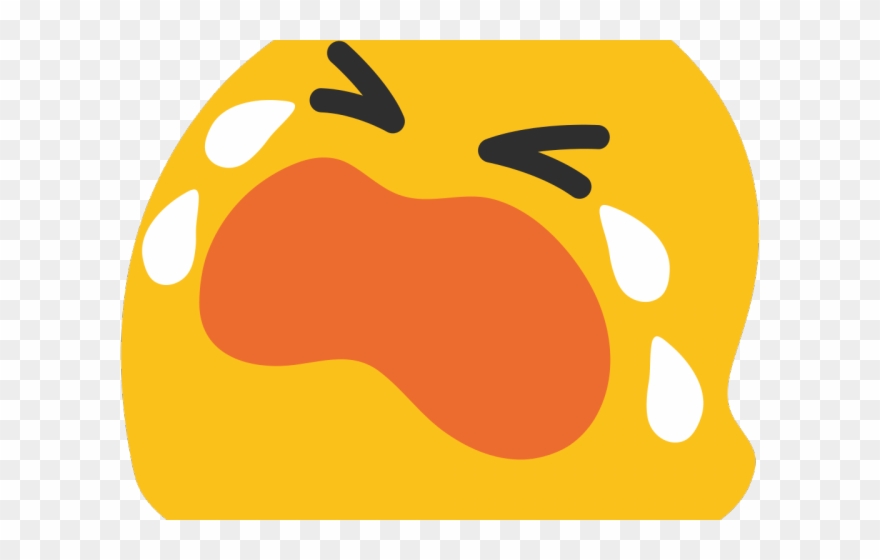 Crying Clipart Transparent - Android Laughing Crying Emoji - Png Download