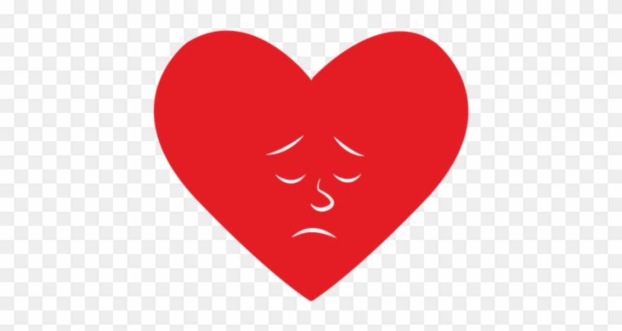 Crying Clipart Sad Emotion - Free Clipart Heart - Png Download