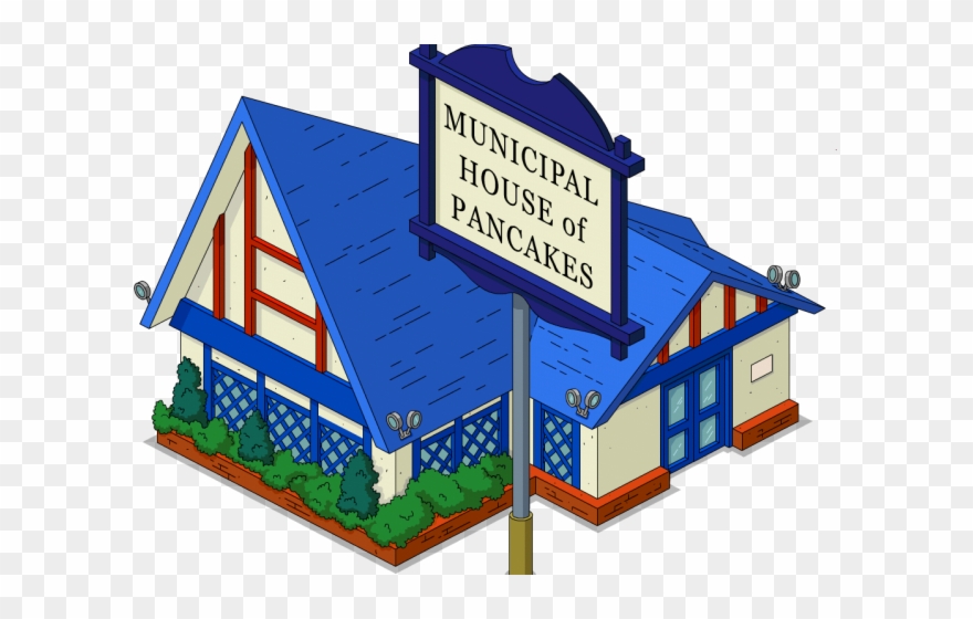Mansion Clipart Municipality - The Simpsons - Png Download