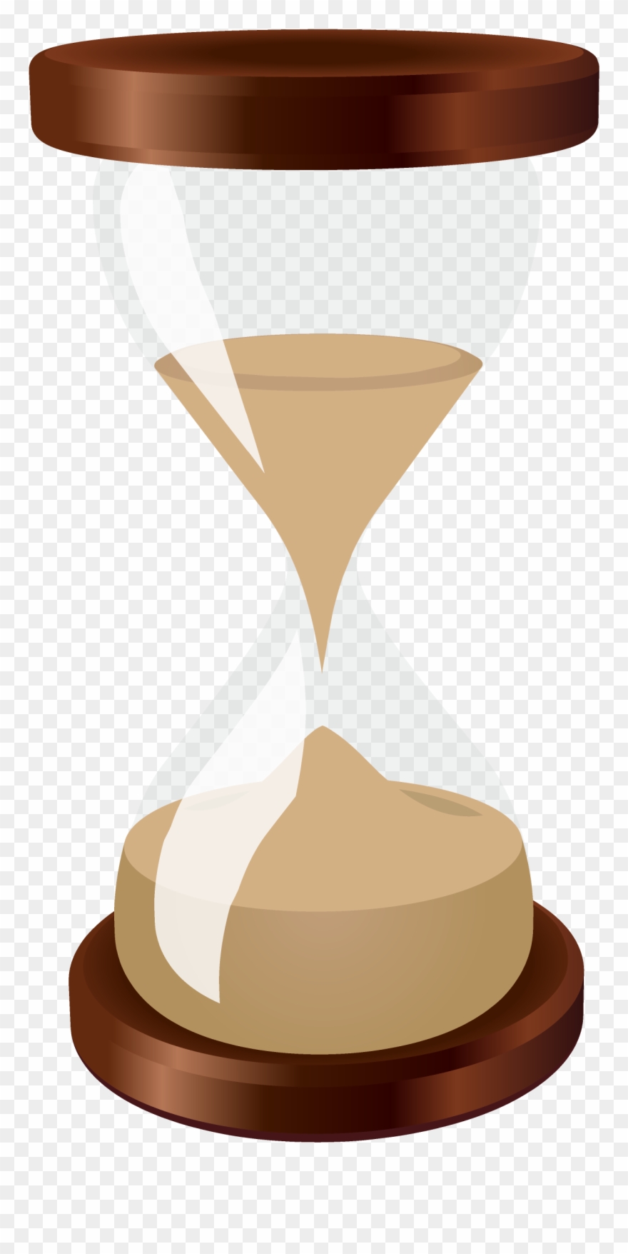 Hourglass Clock Sand Euclidean Vector - Sand Timer Vector Png Clipart