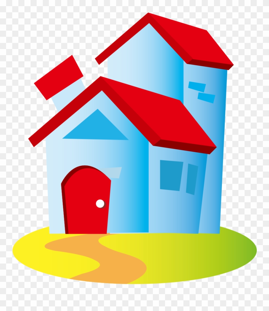 House Cartoon Clip Art - Cartoon House Logo - Png Download