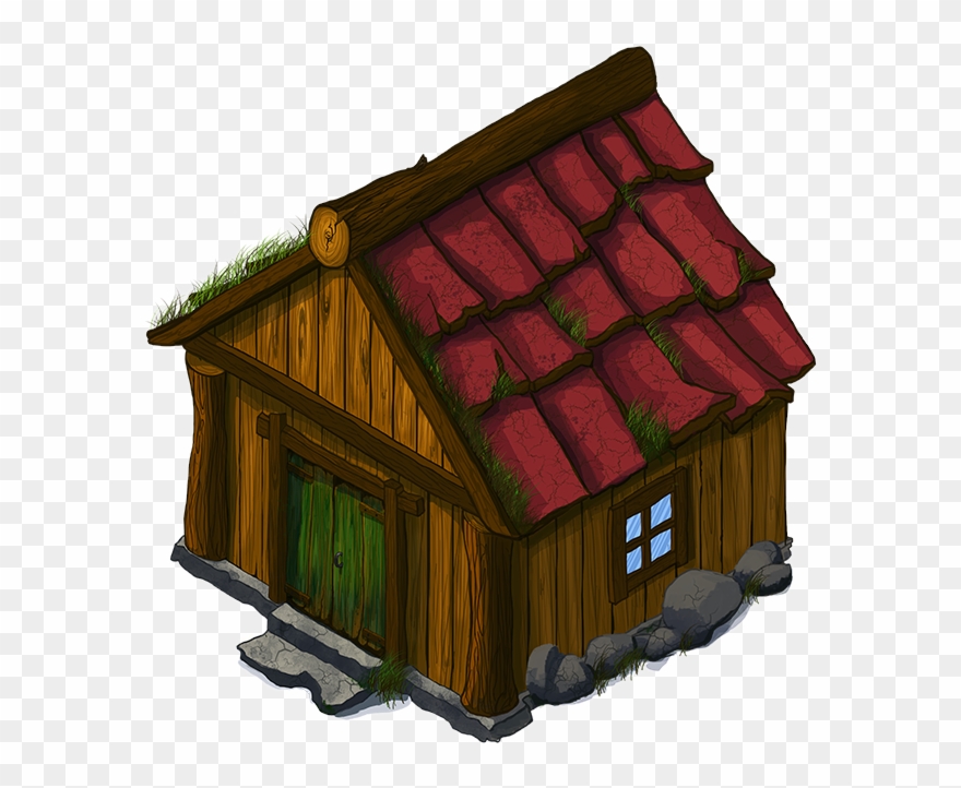 Cottage Clipart Simple House - House 2d - Png Download