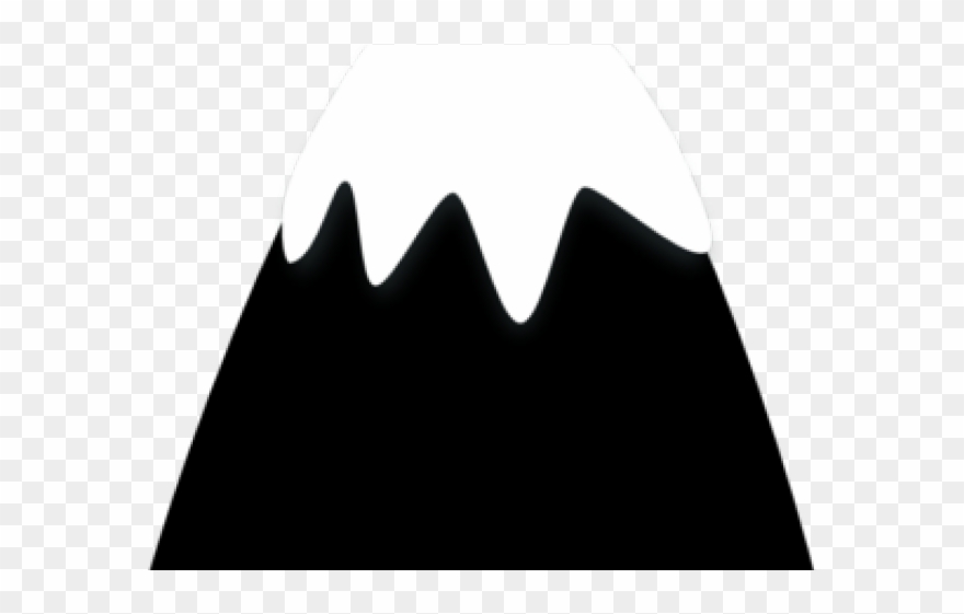 Hill Clipart Snowy - Cartoon Snow Covered Mountain Png Transparent Png