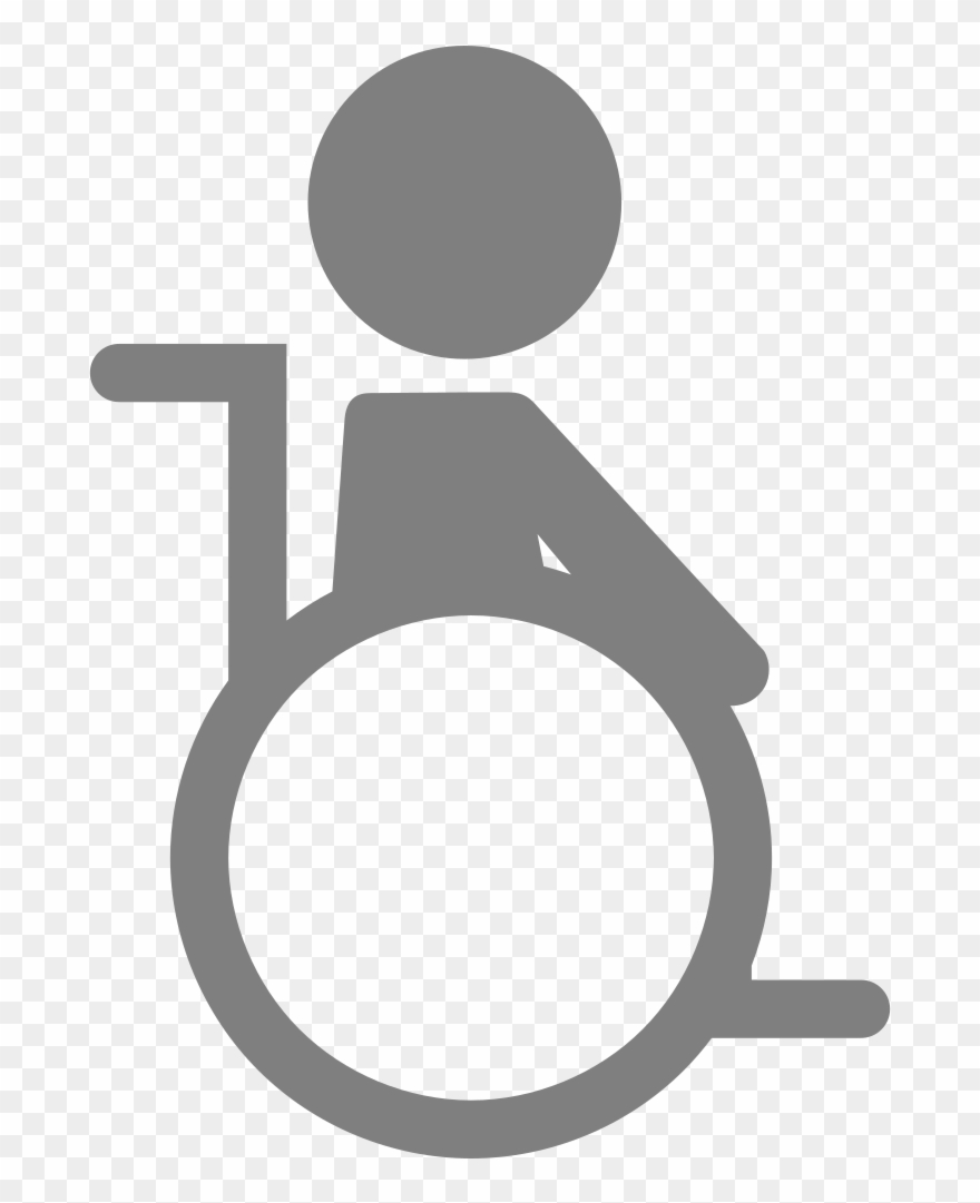 Person Wheelchair - Clip Art - Png Download