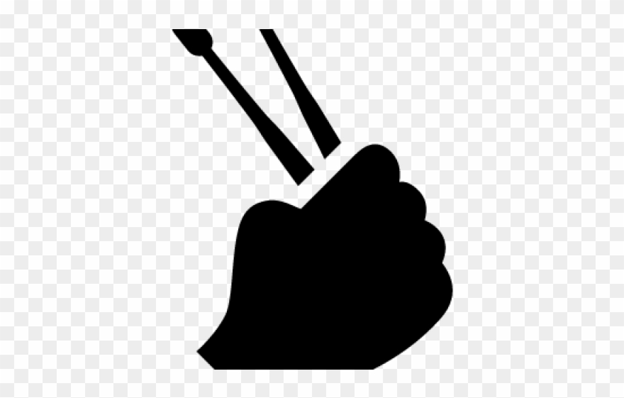 Drum Sticks Clipart Vector - Manos Con Baquetas Png Transparent Png