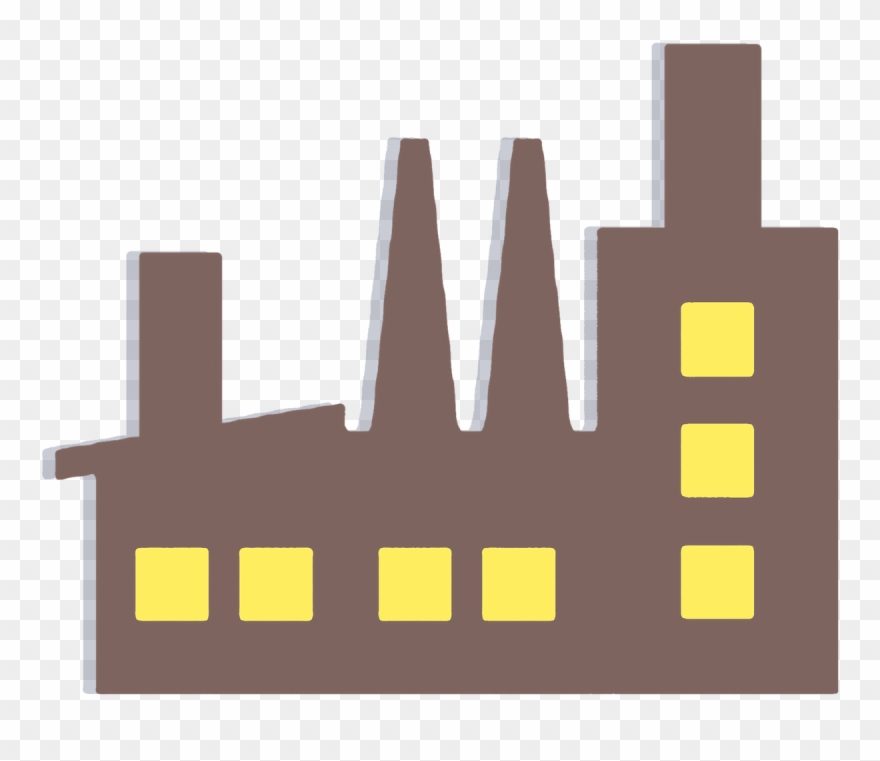 Free Illustration Factory Building Vector Clipart Image - Modernization In Industry - Png Download