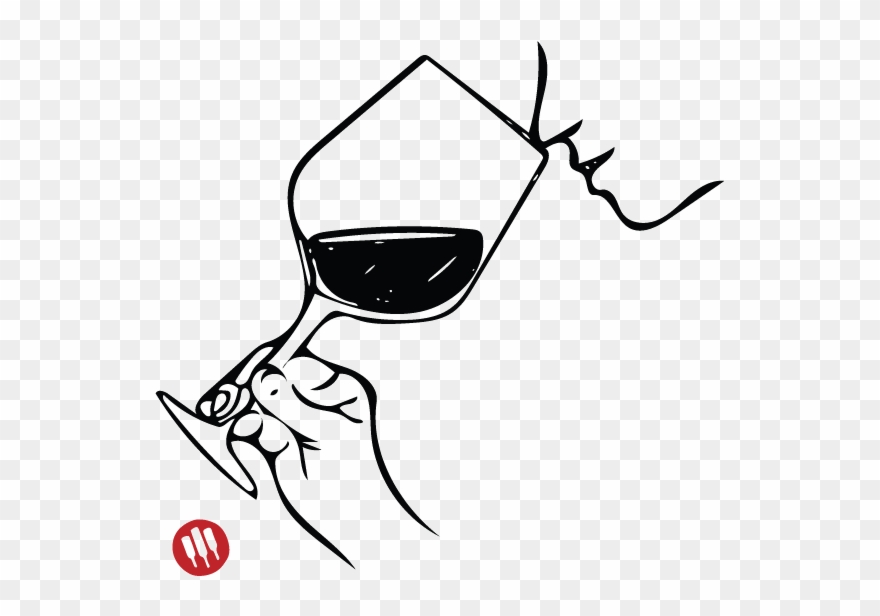 9 Wine Etiquette Habits To Know - Smell Wine Drawing Clipart