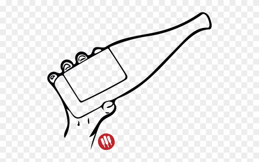 Hold A Bottle Of Wine Clipart