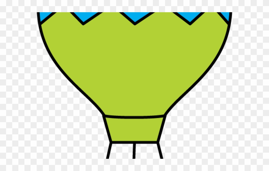 Hot Air Balloon Clipart - Green Hot Air Balloon Clipart - Png Download