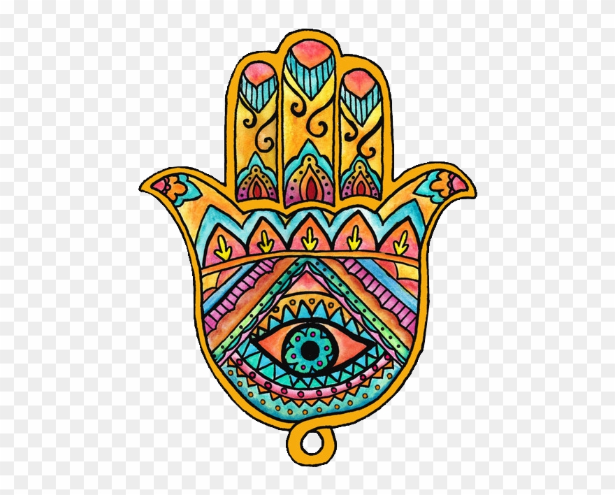 G Drawing Zentangle - Mano De Fatima Png Clipart