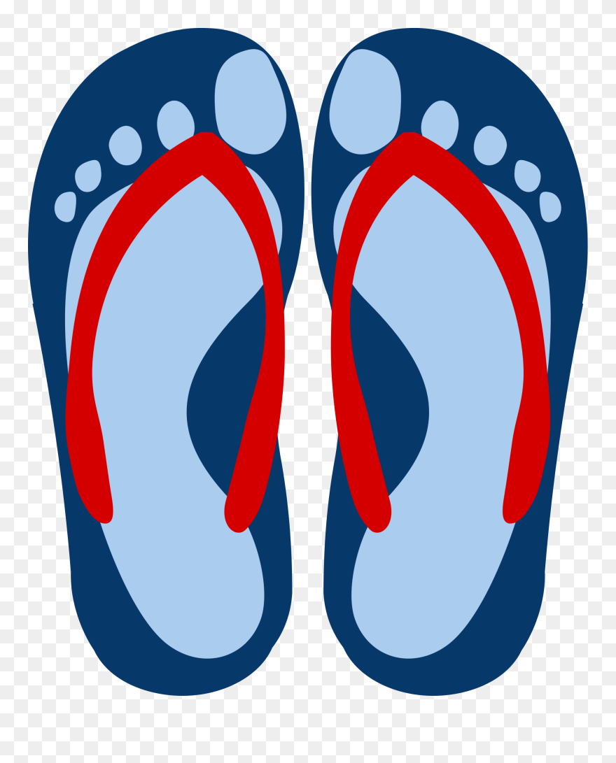 Clipart - Flipflops - Sandalias Clipart - Png Download