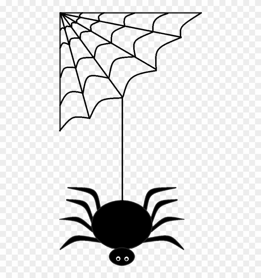 Spider Web Corner Png - Halloween Spider Web Transparent Clipart