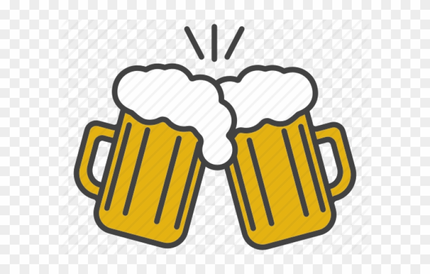 Alcohol Clipart Toast - Beer Cheers Vector Png Transparent Png