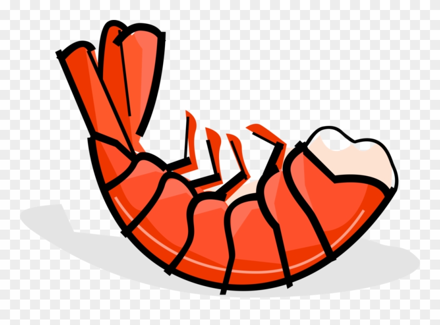 Seafood Clipart Prawn - Shrimp Clip Art - Png Download
