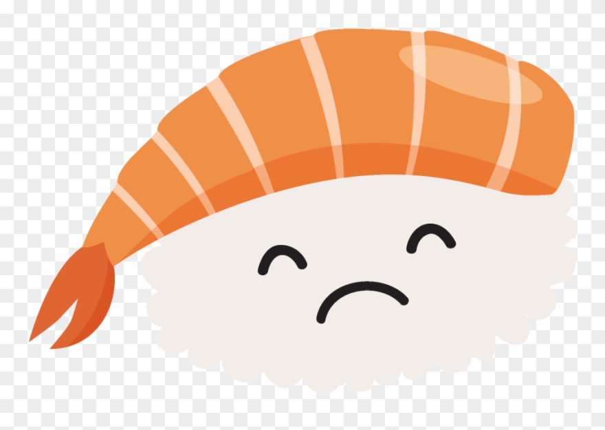 Png Free Library Stickers Sticker - Sushi Sticker Transparent Clipart