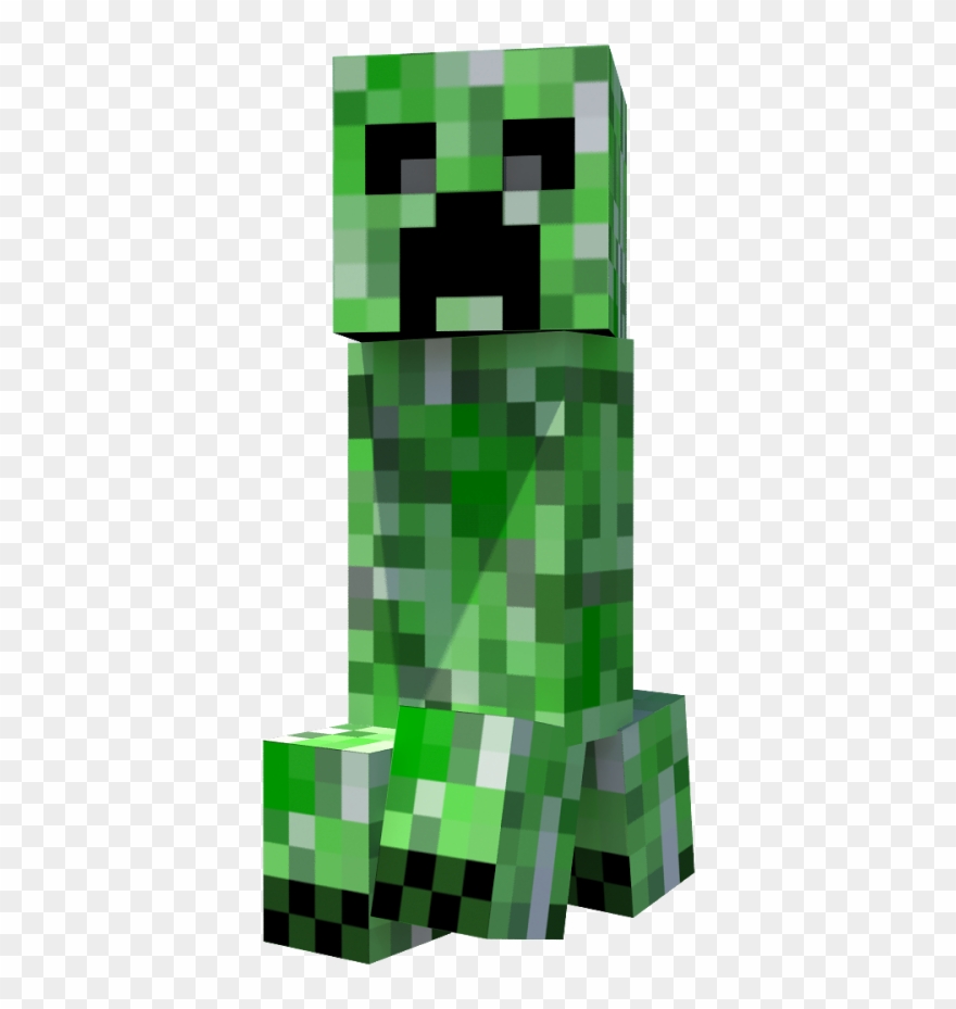 Minecraft Creeper Transparent Background - Minecraft Creeper Png Clipart