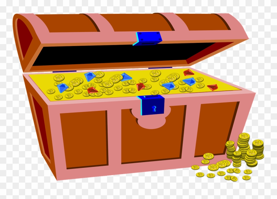Treasure Chest Clip Art - Png Download